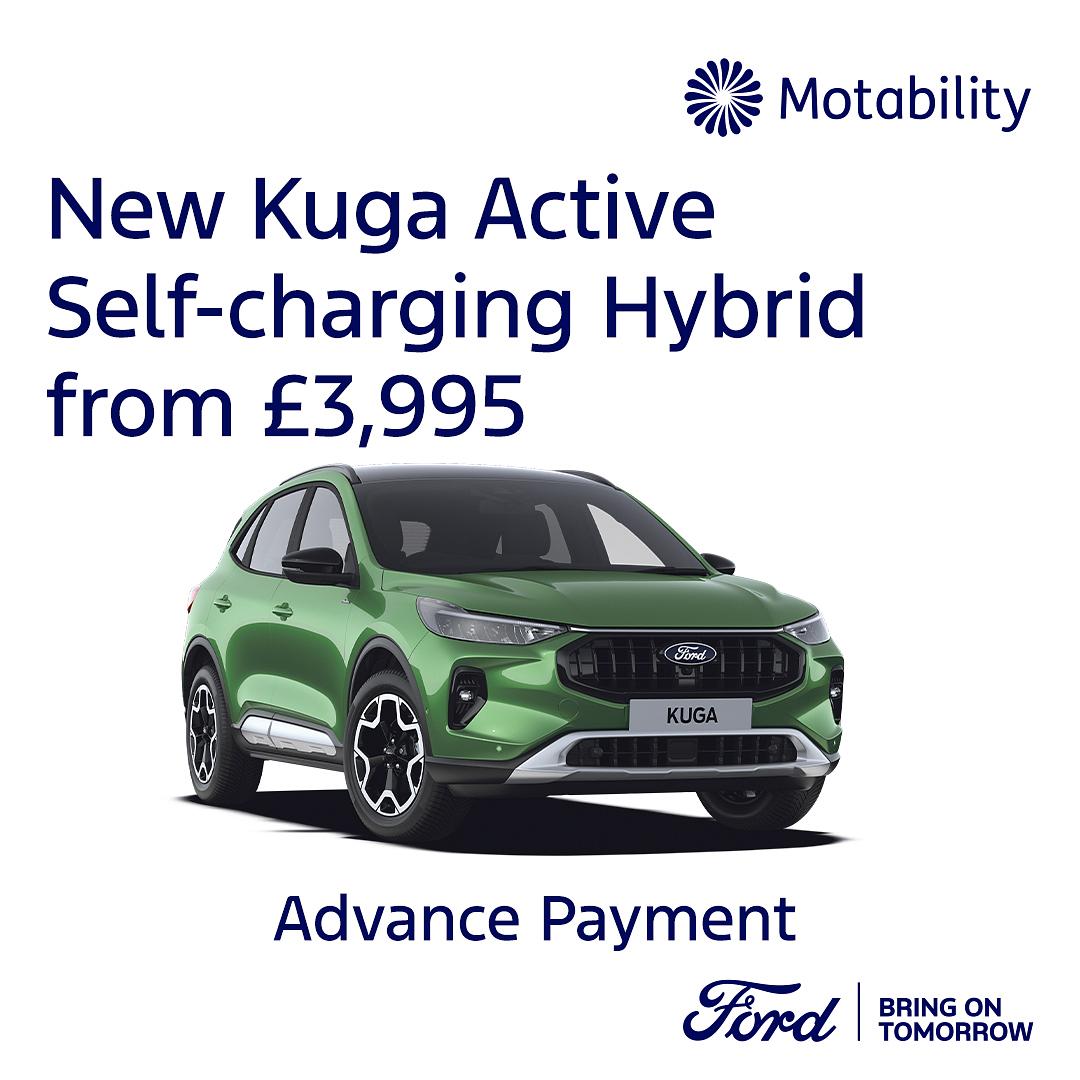 New Ford Kuga Active on Motability